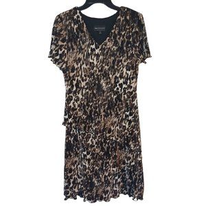 Connected Apparel Tiered Dress Size 10